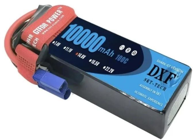 10000mah 14.8V 4S 100C  Lipo Batarya X-Maxx / XRT Uyumlu
