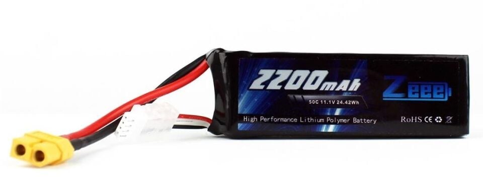 2200Mah 11.1V 3S 50C Lipo Batarya