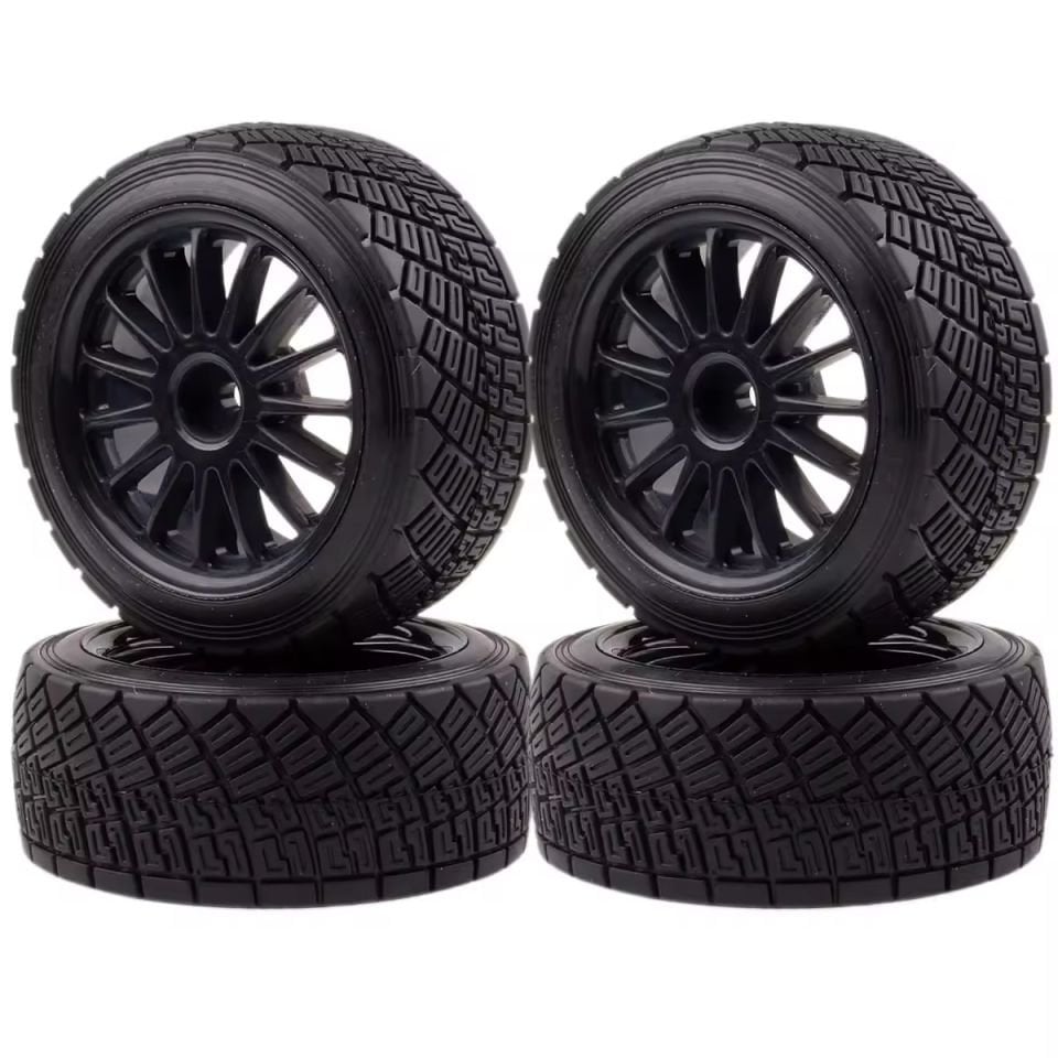 1/8 WRC Rally Lastikleri 12mm Hex 4 Adet