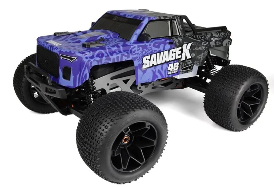 Savage X 4.6 GT-6 Blue 4WD 1/8 Nitro Monster Truck