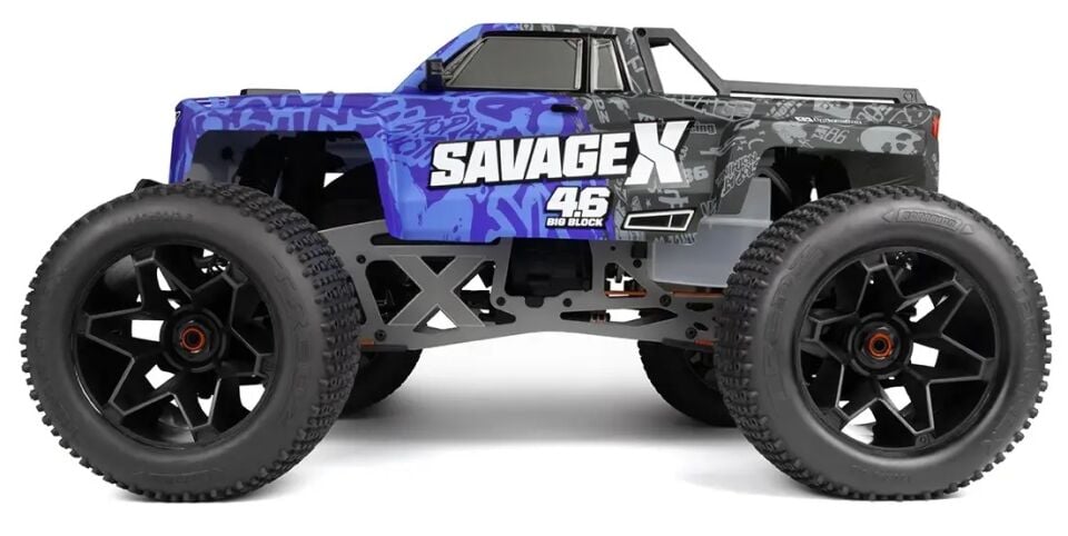 Savage X 4.6 GT-6 Blue 4WD 1/8 Nitro Monster Truck