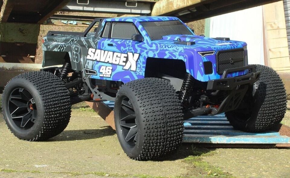 Savage X 4.6 GT-6 Blue 4WD 1/8 Nitro Monster Truck