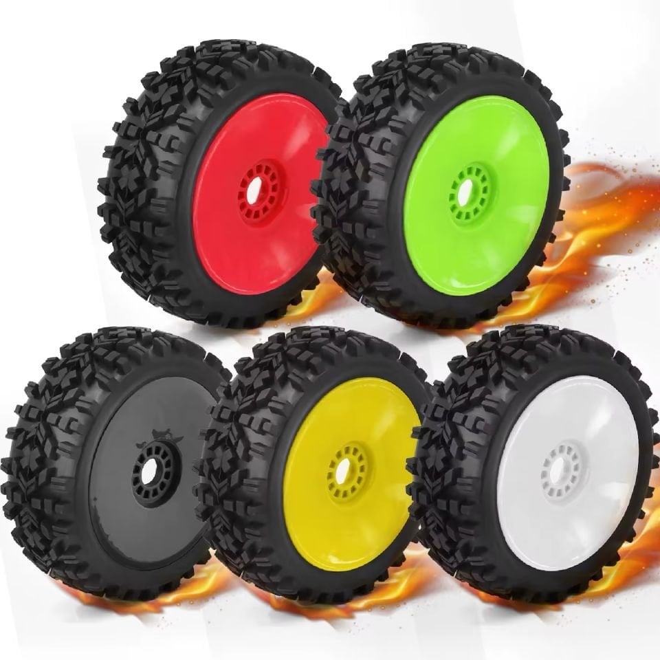 1/8 Buggy Jant Lastik Seti 4 Adet