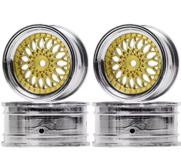 BBS Jant Jeşitleri 4 Adet 9mm Krom-Sarı