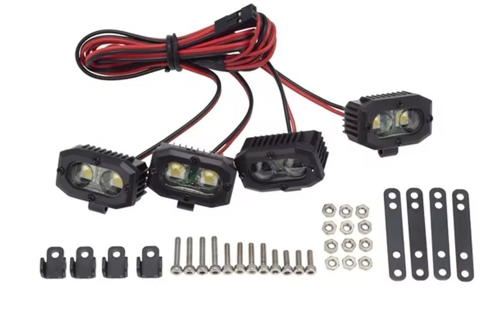 Power LED Işık Kiti 4'lü Düz