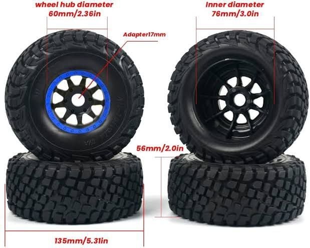 1/7 UDR - Mojave - FSR Atom Jant Lastik Seti 4 Adet