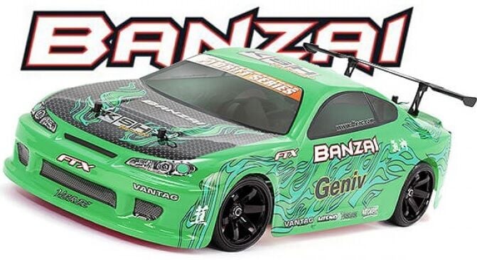Banzai 1/10 Fırçalı 4WD Rc Drift Aracı