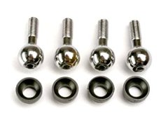 4933 Pivot balls (4)/ pivot ball cap bushings (4)