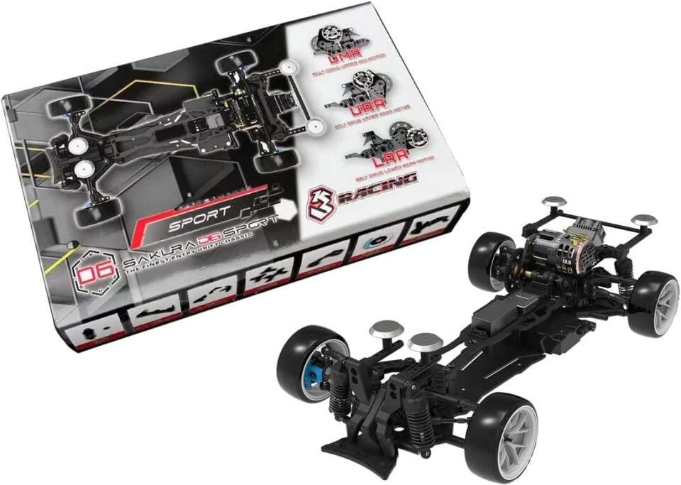 3RACING Sakura D6 Sport Arka Çeker Drift Kit Kayışlı Versiyon