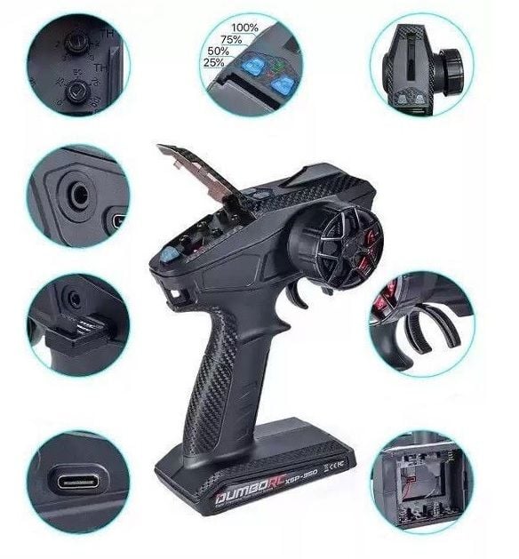 X5P-350 + X6F 2.4Ghz 5Ch Kumanda Seti