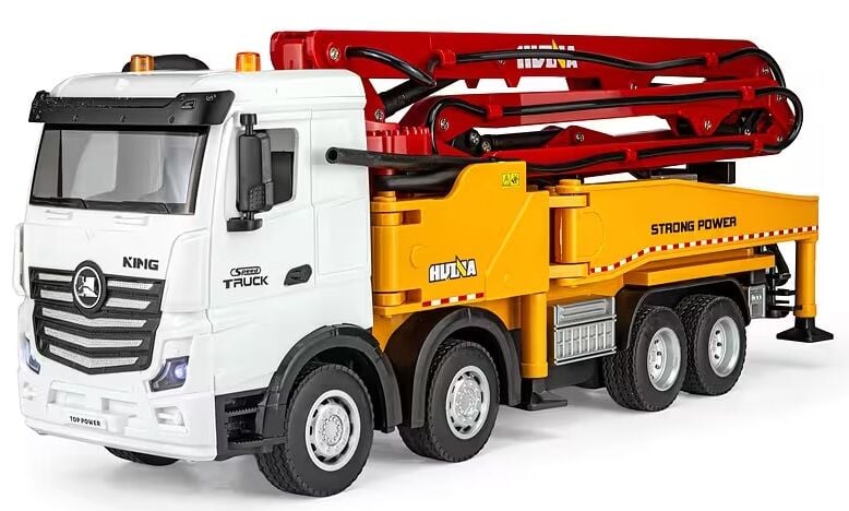1381 RC Beton Pompası Kamyonu 1/18 Ölçek