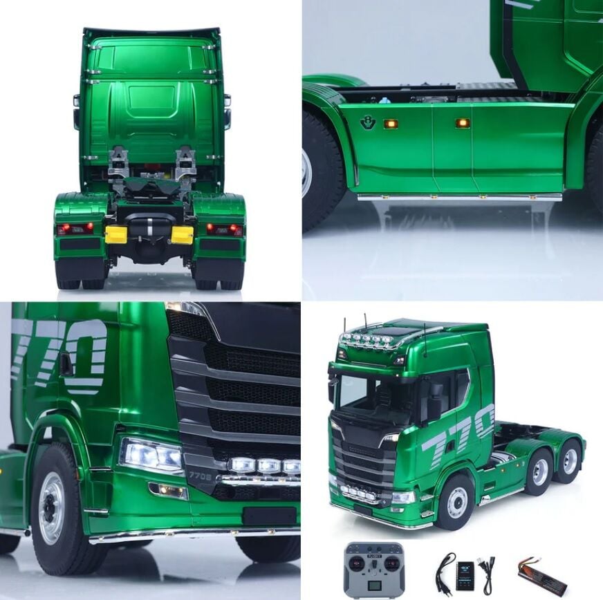 Kabolite K770S 1/14 Scania 770 Yeşil