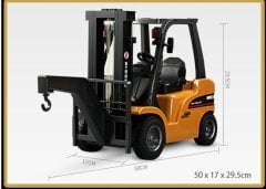 1577 Forklift 1/10 Metal Çatallı ve Aparatlı 8 Kanal