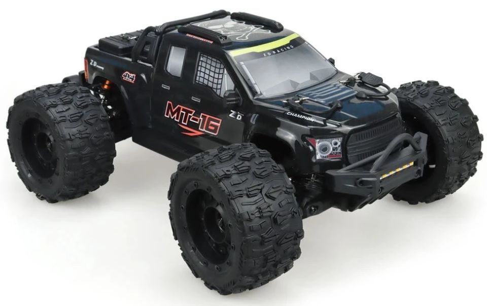 MT16 1/16 4WD Brushless Monster Truck 80KM+ Siyah