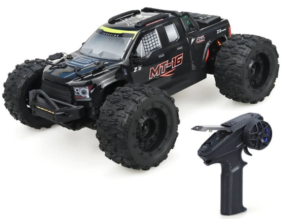 MT16 1/16 4WD Brushless Monster Truck 80KM+ Siyah