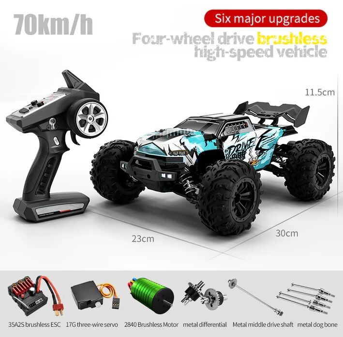 Drive 1/16 Fırçasız 4x4 Truggy V2 70km+