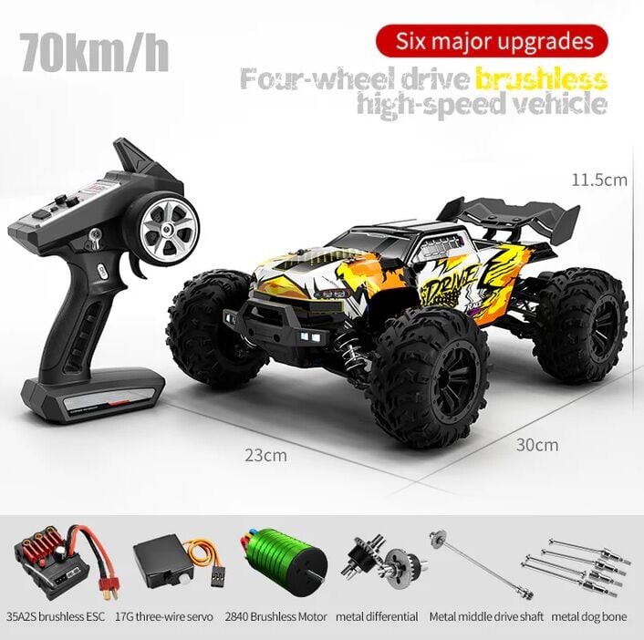 Drive 1/16 Fırçasız 4x4 Truggy V2 70km+