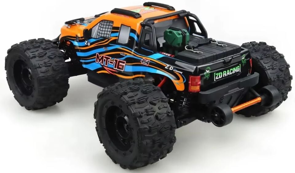 MT16 1/16 4WD Brushless Monster Truck 80KM+ Turuncu