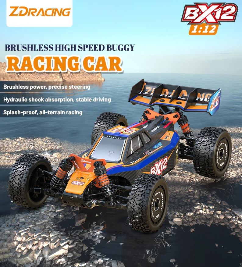 BX12 4WD Brushless 1/12 Rc Buggy RTR Mavi