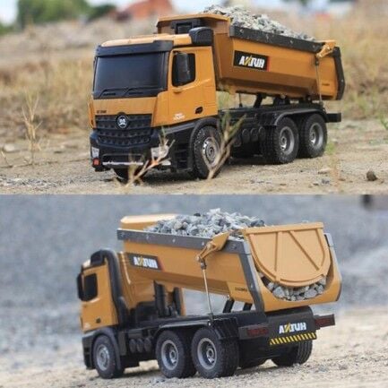 573HD Damperli Kamyon 1/14 Metal Destekli 10 Kanal