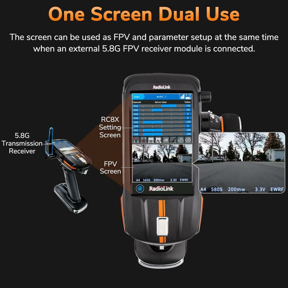 Radiolink RC8X 8CH 2.4G RC Kumanda Seti