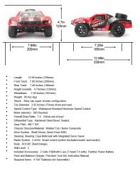 1621 Rocket Smart SC 1/16 4WD Fırçalı