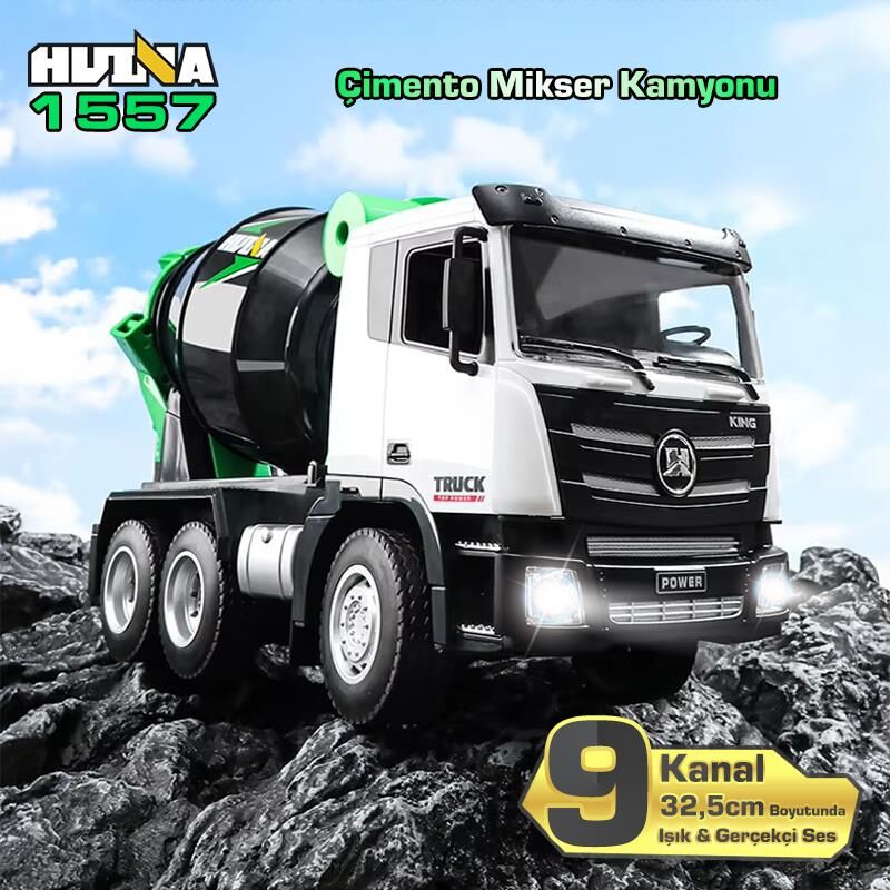 1557 RC Çimento Mikseri 1/18 9CH