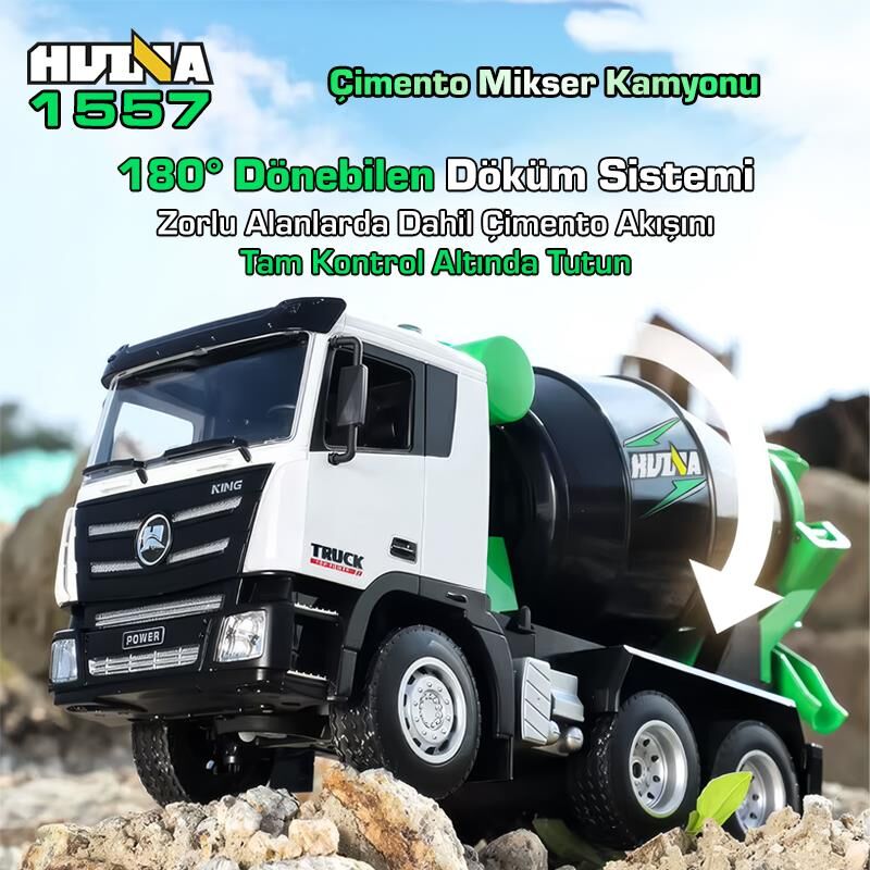 1557 RC Çimento Mikseri 1/18 9CH
