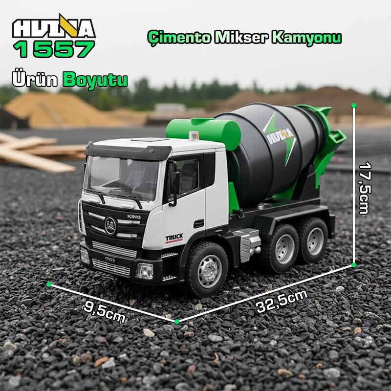 1557 RC Çimento Mikseri 1/18 9CH
