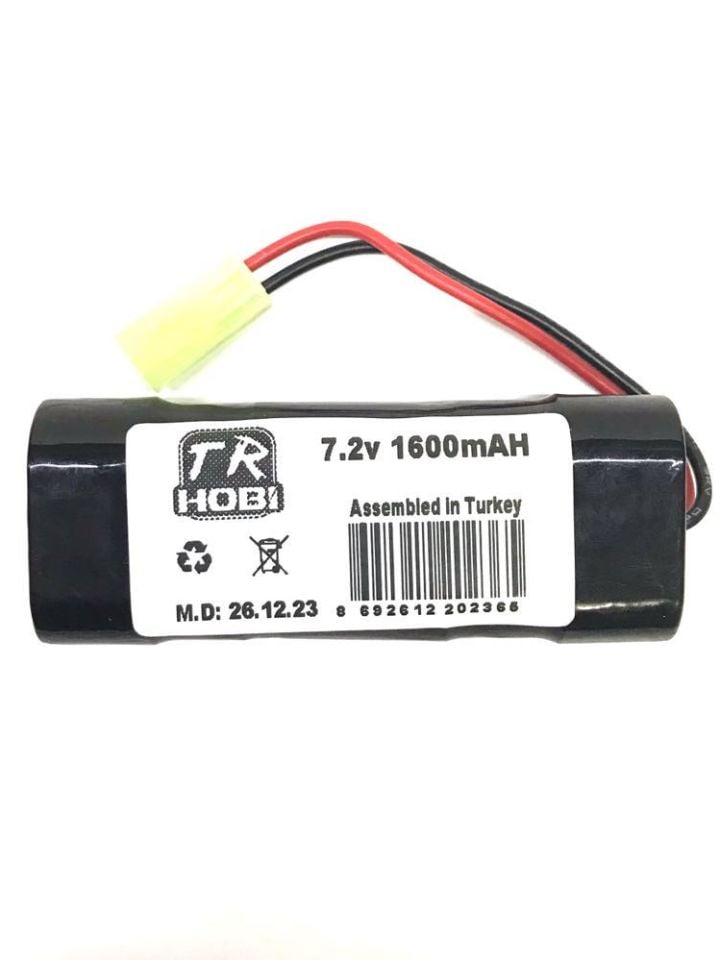 1600Mah 7.2V NiMH Batarya