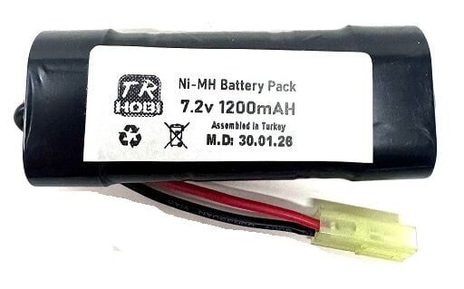 1200Mah 7.2V NiMH Batarya