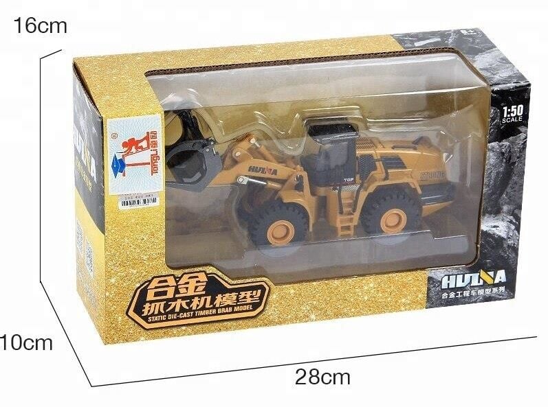 1716 Metal Kereste Yükleyici Loader 1/50 Diecast