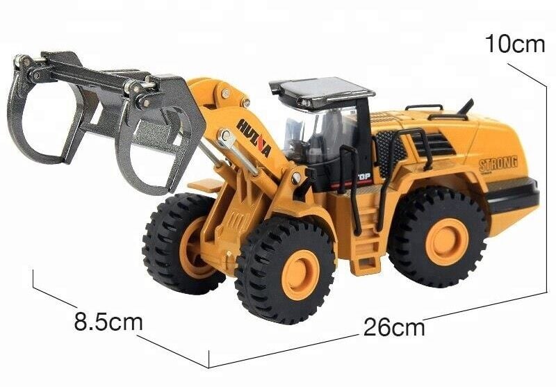1716 Metal Kereste Yükleyici Loader 1/50 Diecast