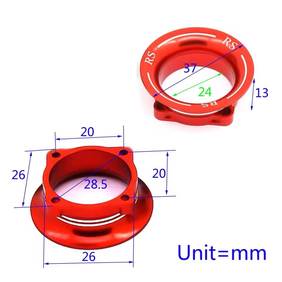 Fan Hava Soğutucu Alüminyum 25-30mm 25mm Yeşil