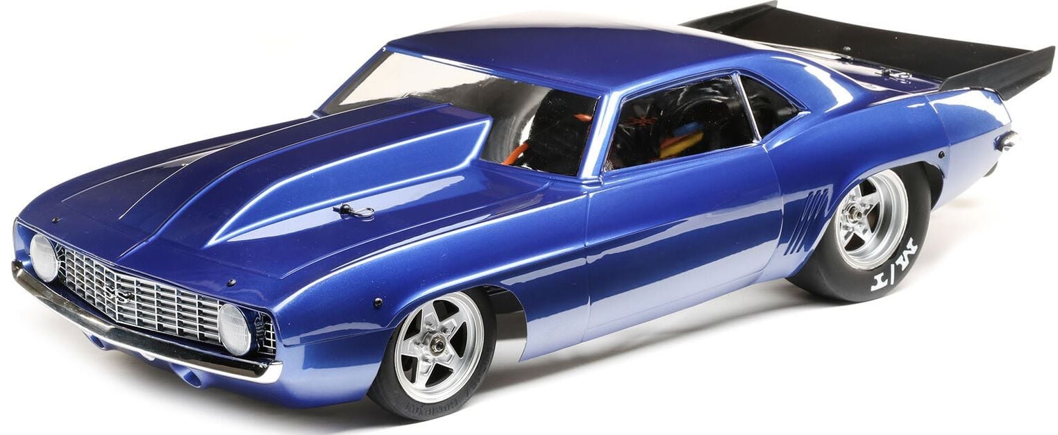 1/10 '69 Camaro 22S 2WD No Prep Drag Car Brushless RTR, Mavi
