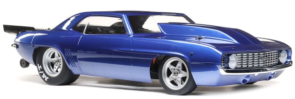 1/10 '69 Camaro 22S 2WD No Prep Drag Car Brushless RTR, Mavi