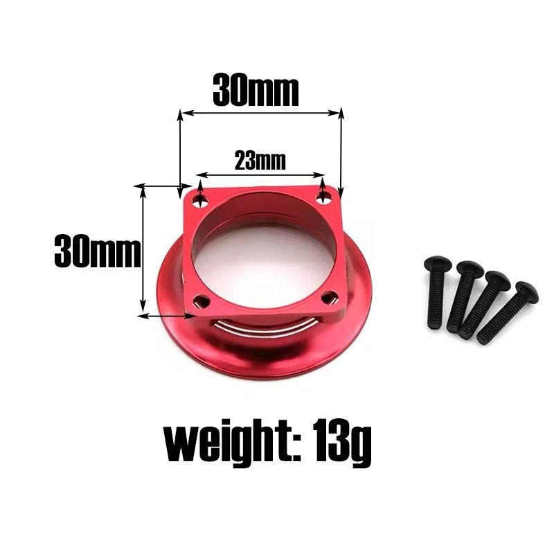 Fan Hava Soğutucu Alüminyum 25-30mm 30mm Kırmızı