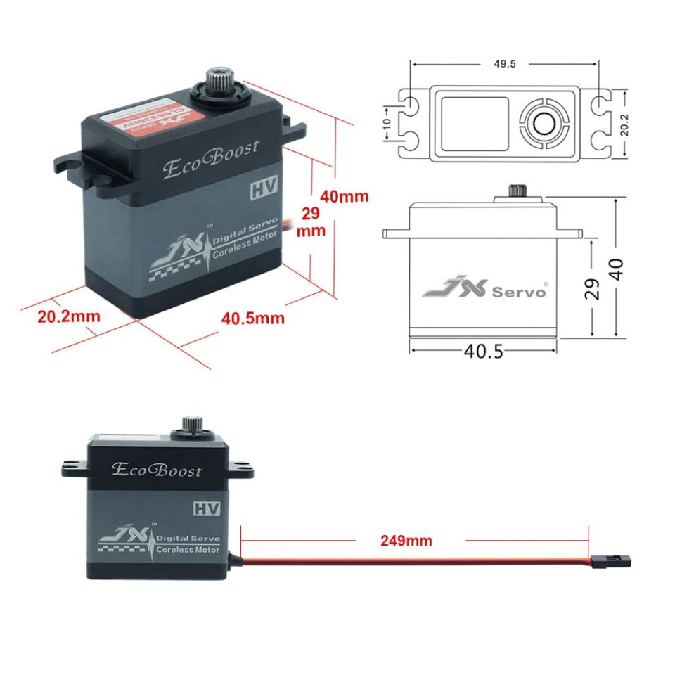 36KG Ecoboost Coreless HV Servo