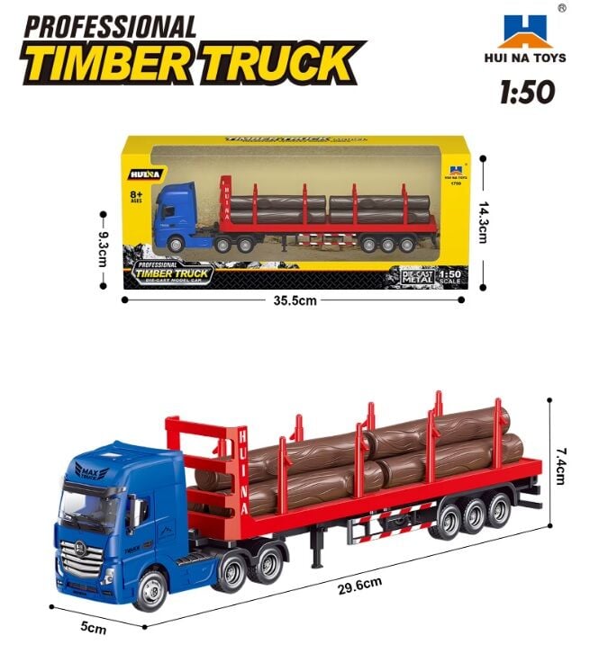 1750 Metal Kereste Taşıyıcı 1/50 Diecast