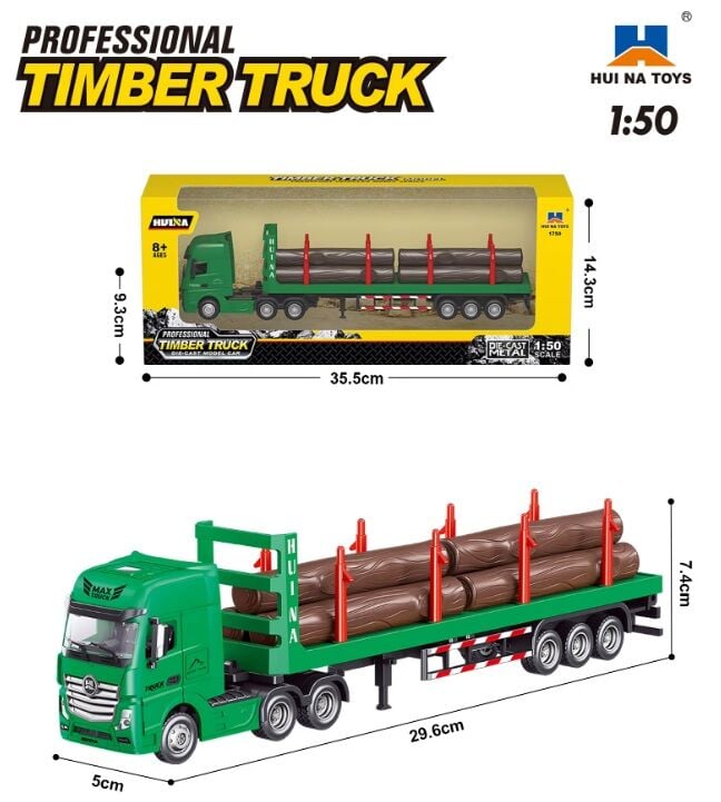 1750 Metal Kereste Taşıyıcı 1/50 Diecast