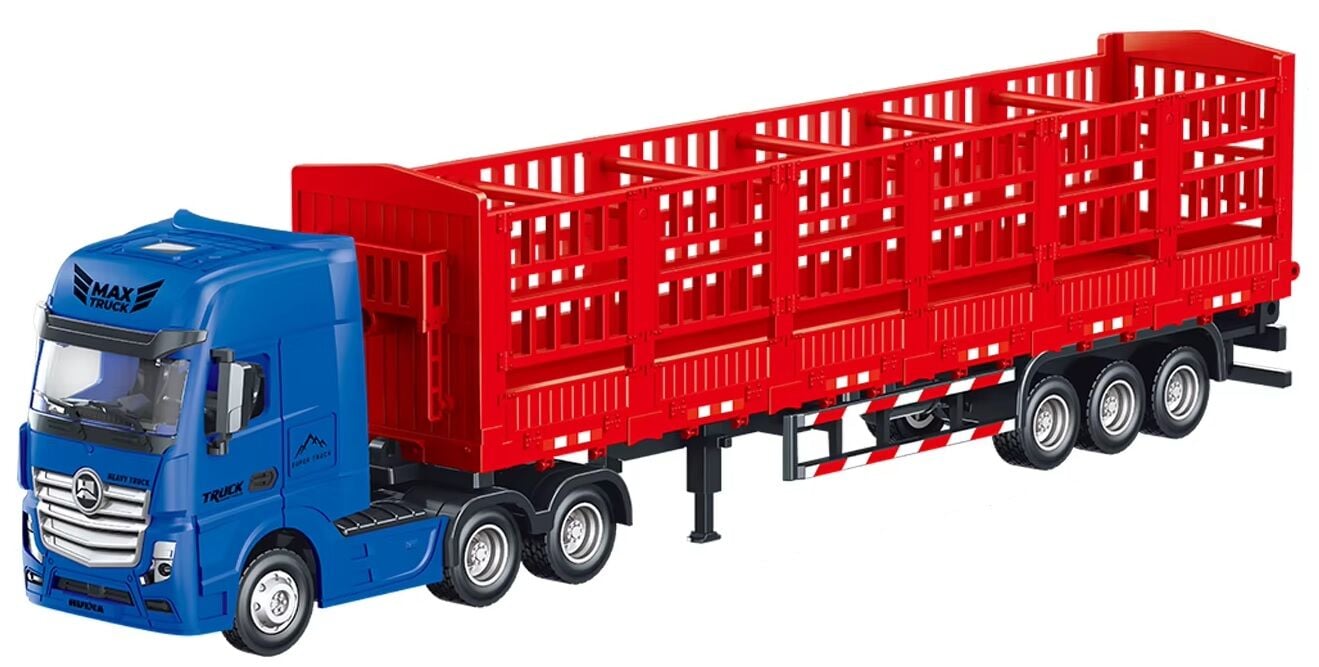 1753 Kafes Dorseli Tır 1/50 Metal Diecast Model