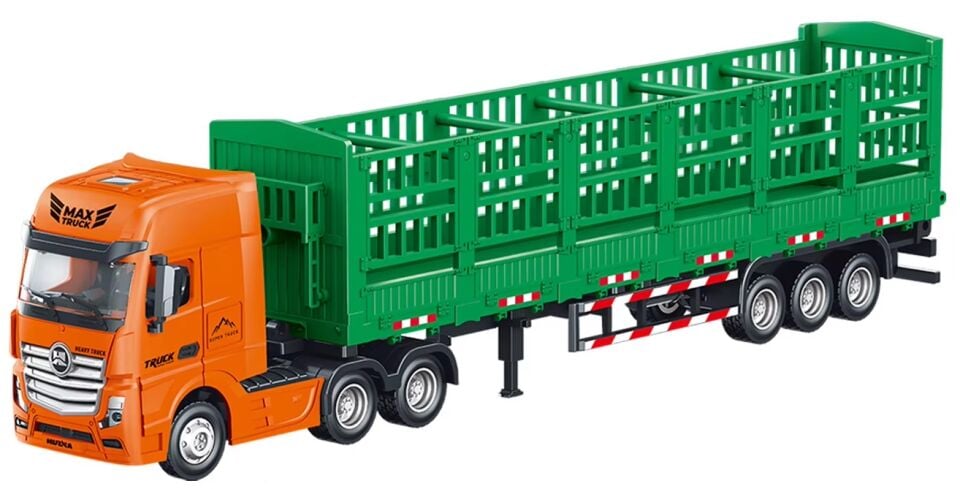 1753 Kafes Dorseli Tır 1/50 Metal Diecast Model