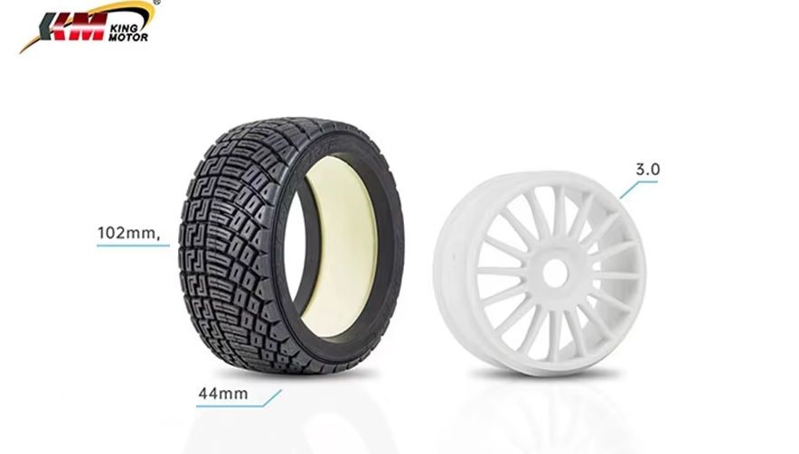 1/7 WRC Rally Jant Lastik Seti 2li