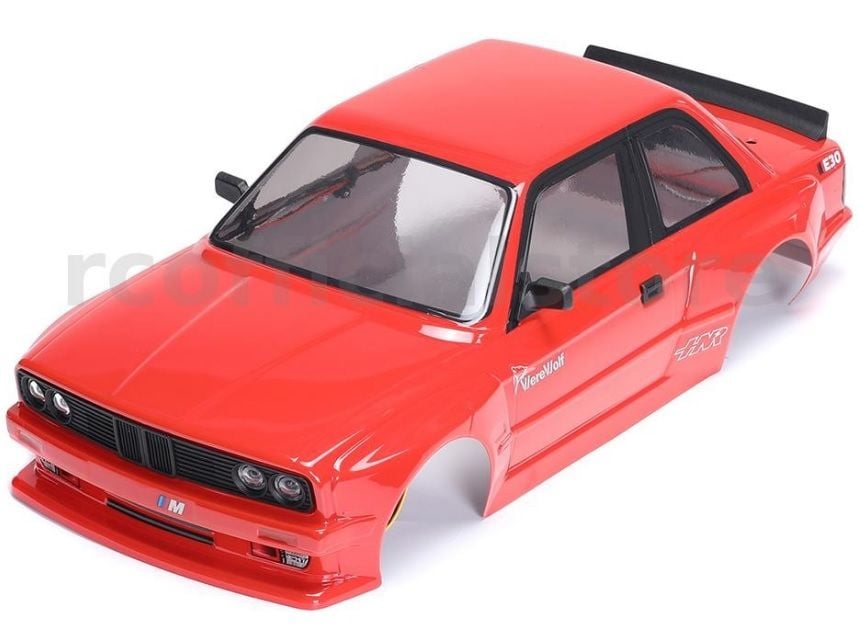 Werewolf 1/10 BMW E30 M3 Boyalı Kep ( Işık Seti Ve Aksesuarları Dahil) Kırmızı
