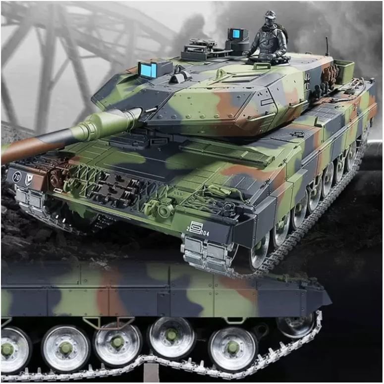 1/16 Leopard 2A6 Rc Tank (7.0 v) SES/IŞIK/BB/DUMAN Pro Versiyon