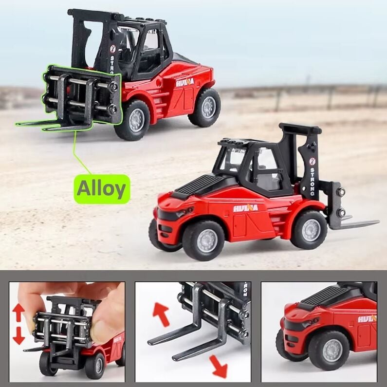 1010 Mini Metal Forklift 1/80 Diecast