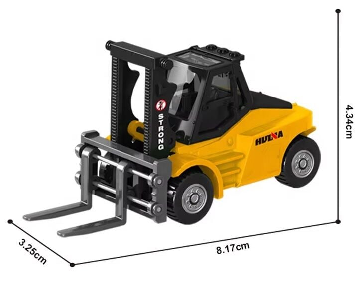 1010 Mini Metal Forklift 1/80 Diecast