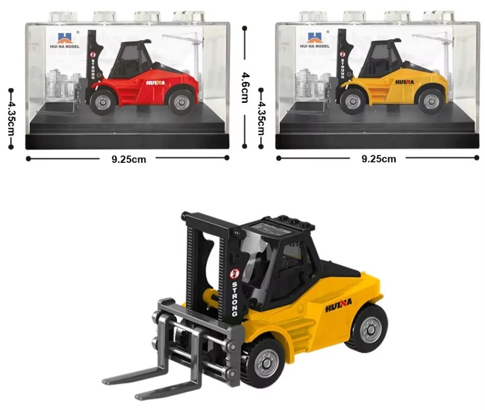 1010 Mini Metal Forklift 1/80 Diecast
