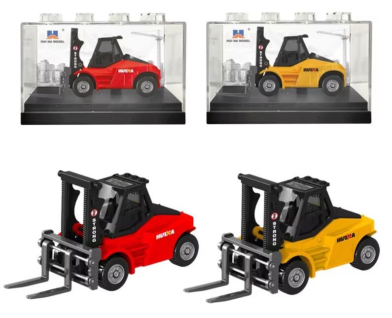 1010 Mini Metal Forklift 1/80 Diecast Sarı