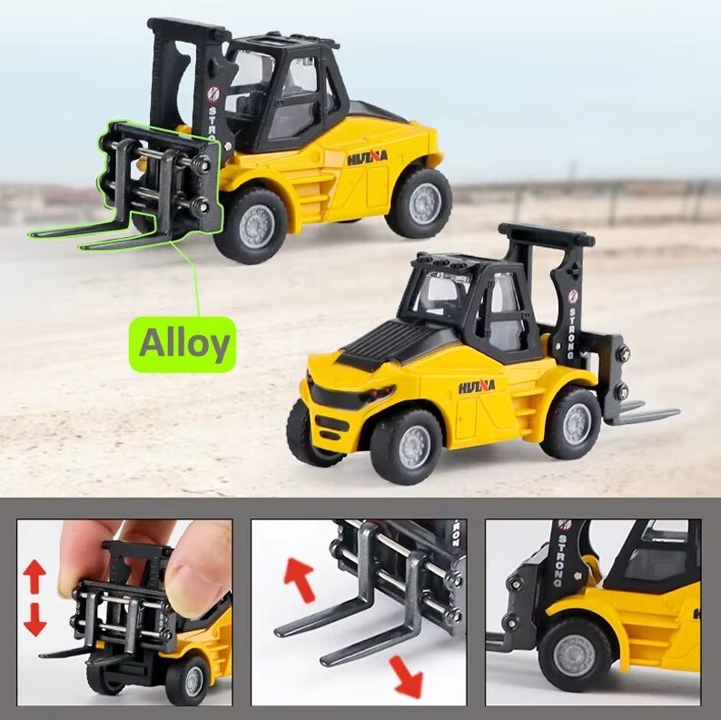 1010 Mini Metal Forklift 1/80 Diecast Sarı